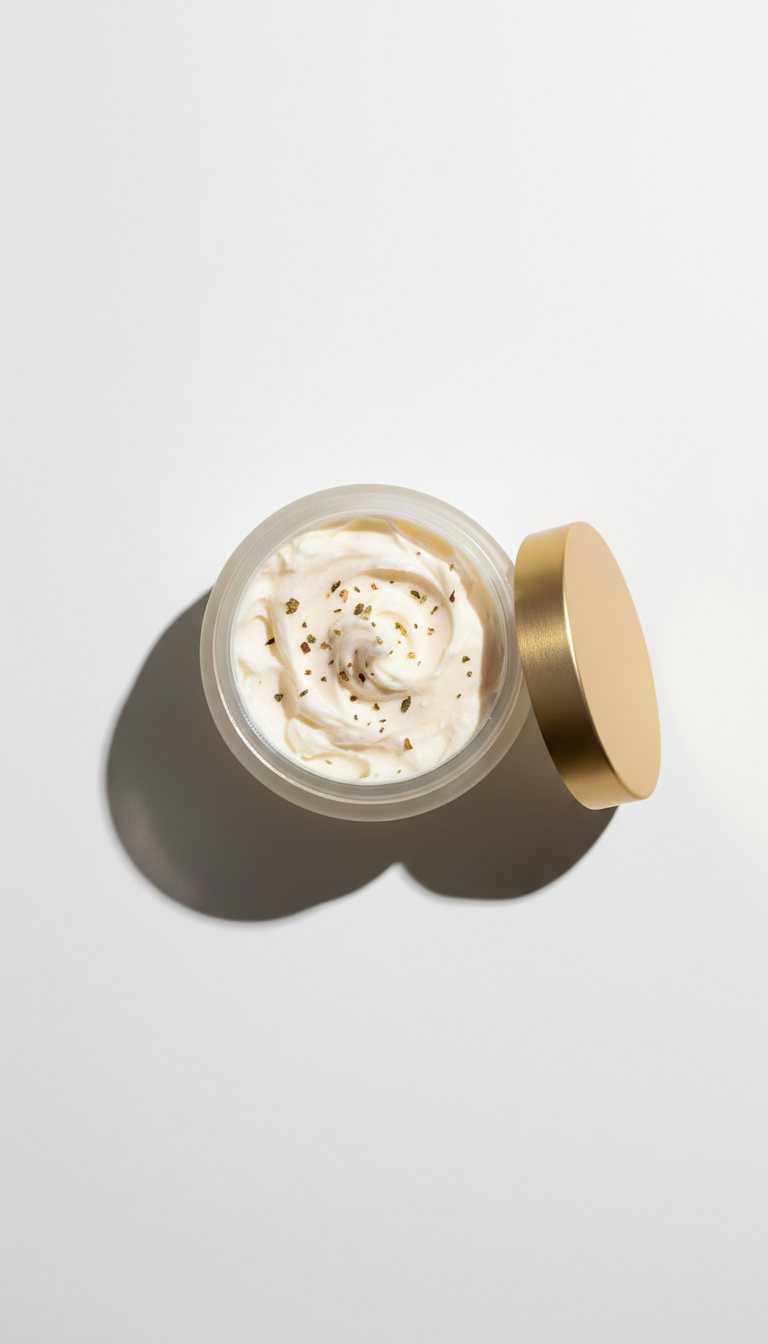 Botanical blend whipped body butter jar