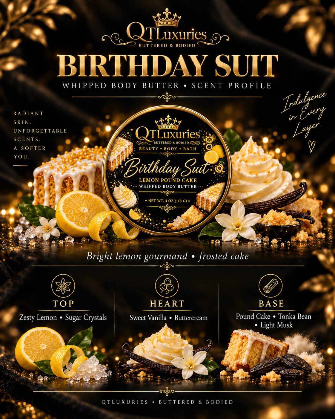 Birthday Suit whipped body butter