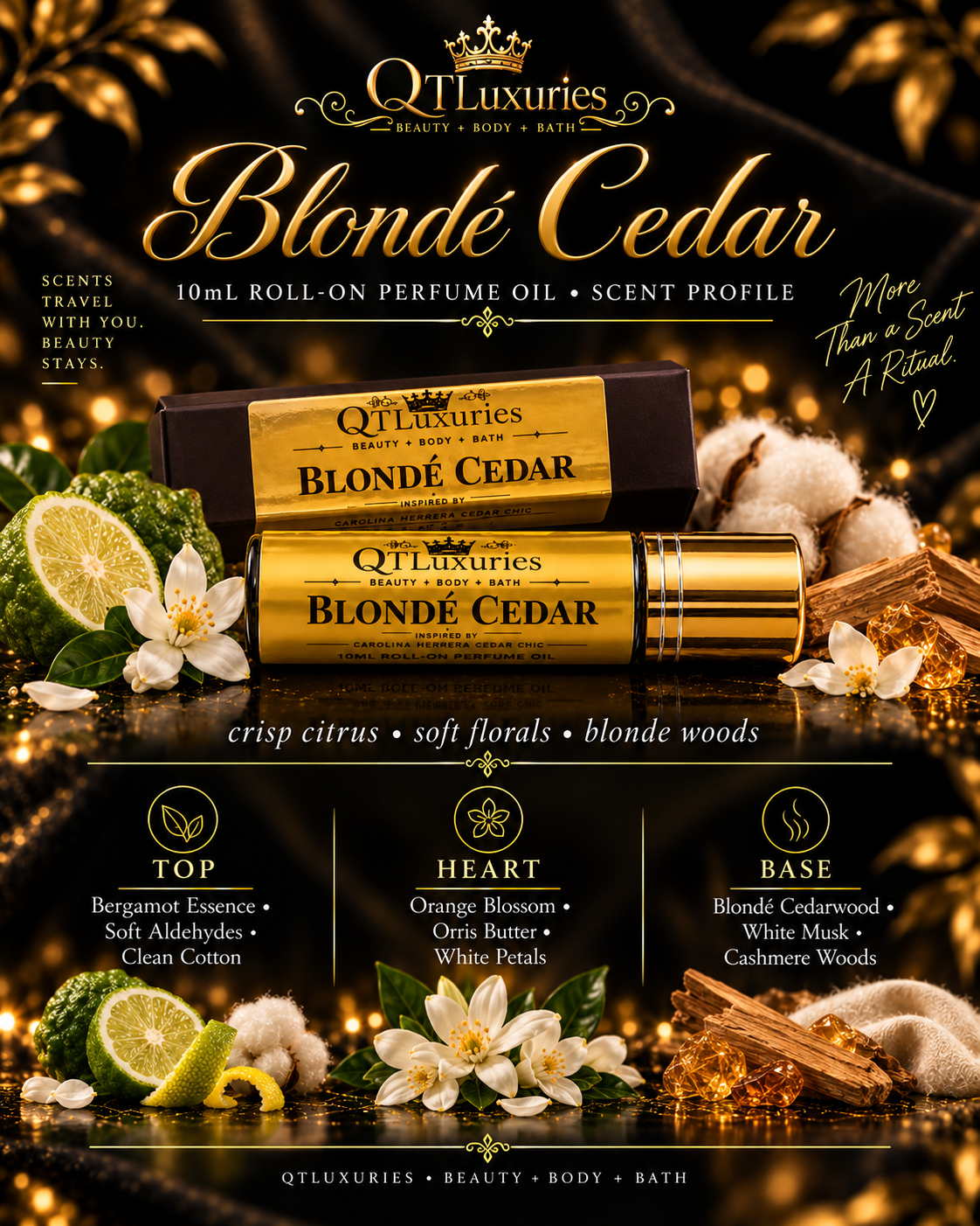 Blondé Cedar 10mL Perfume Oil