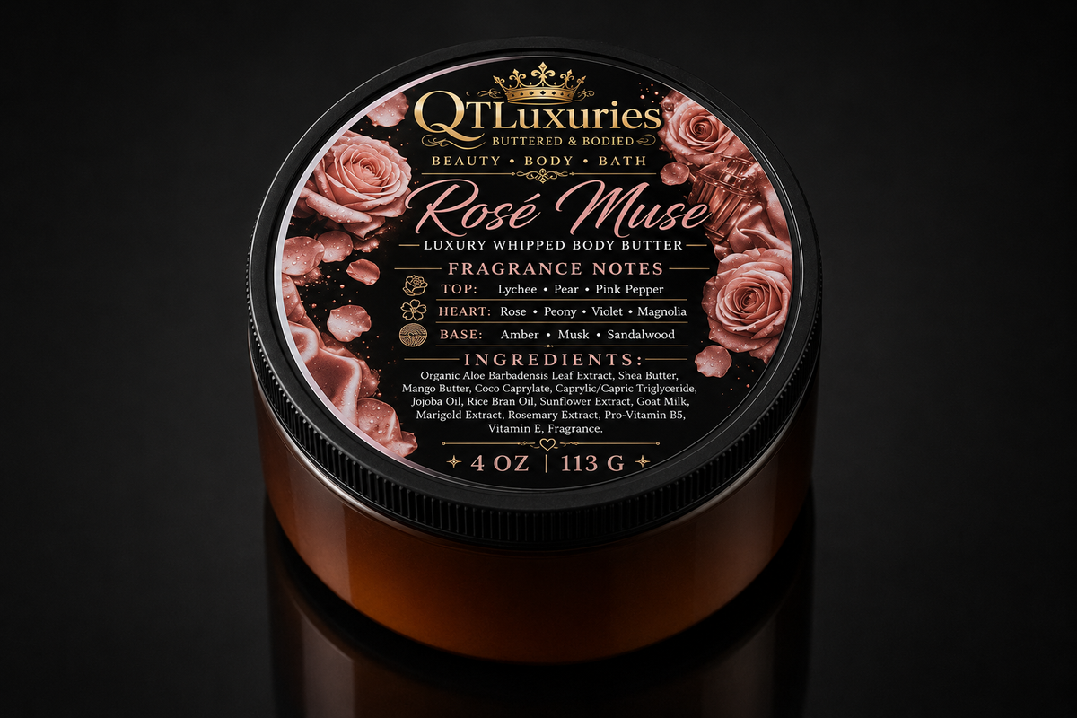 Rosé Muse whipped body butter