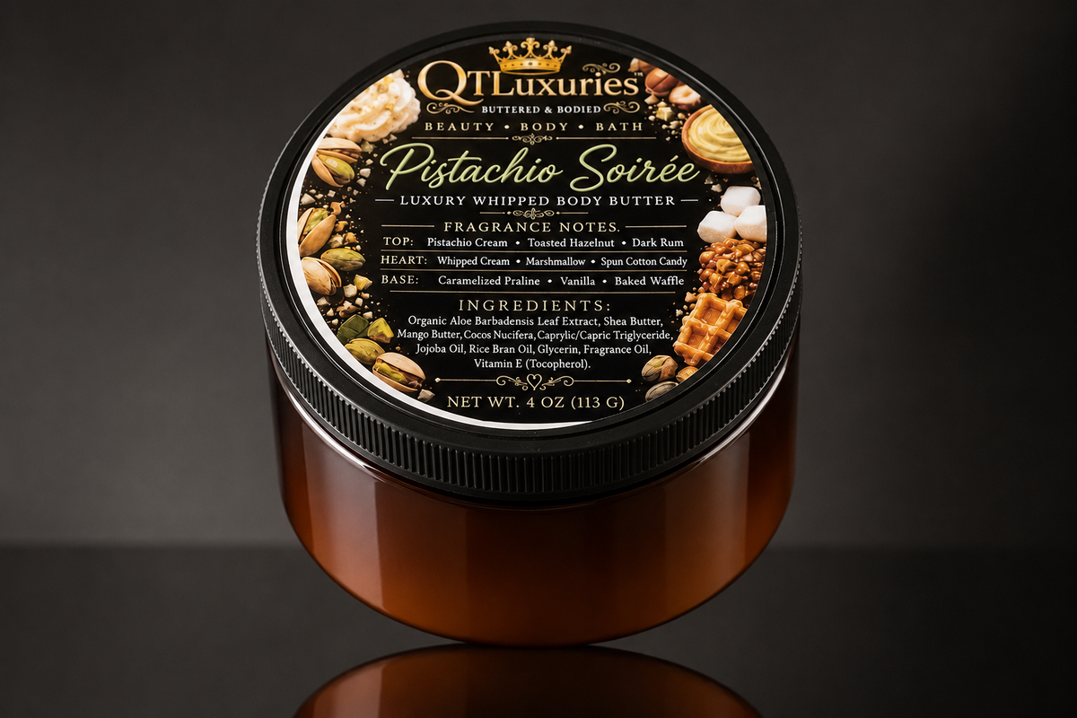 Pistachio Soirée whipped body butter