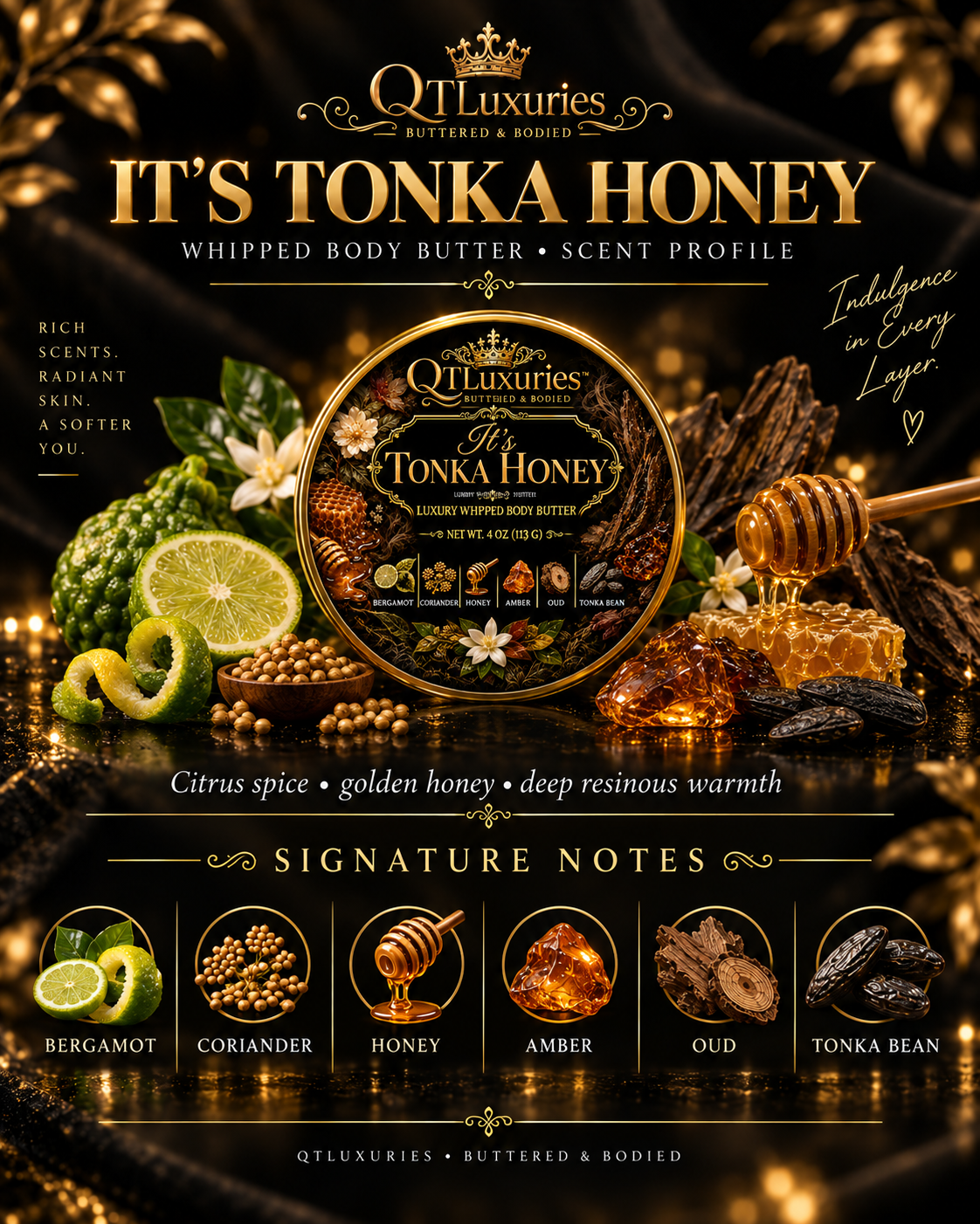 It's Tonka Honey whipped body butter