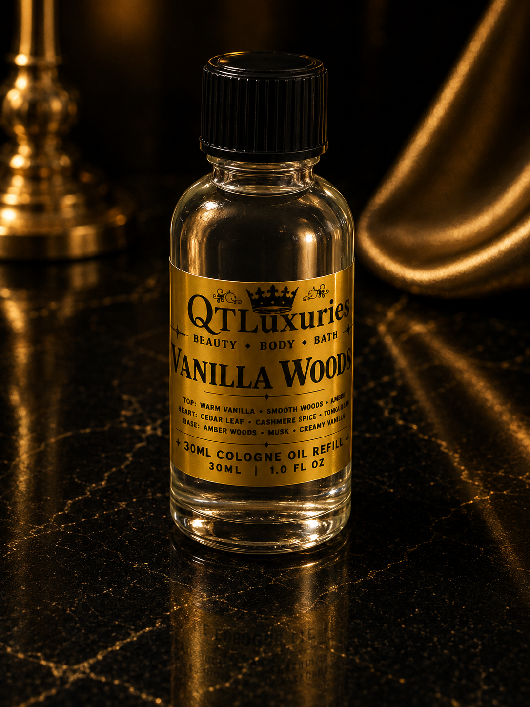 Vanilla Woods 30mL Refill Cologne Oil