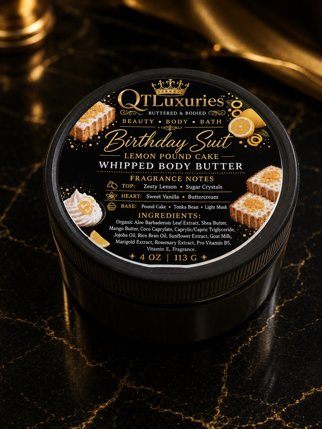 Birthday Suit whipped body butter