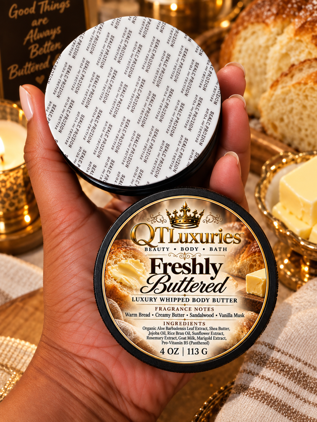 Freshly Buttered whipped body butter