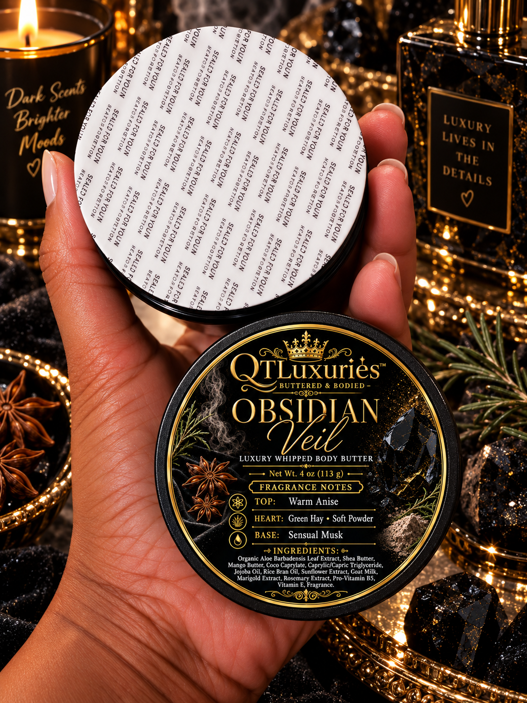 Obsidian Veil whipped body butter