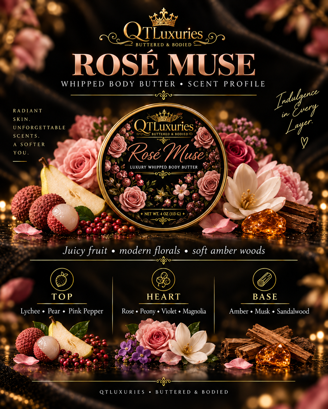 Rosé Muse 10mL Roll-On Perfume Oil