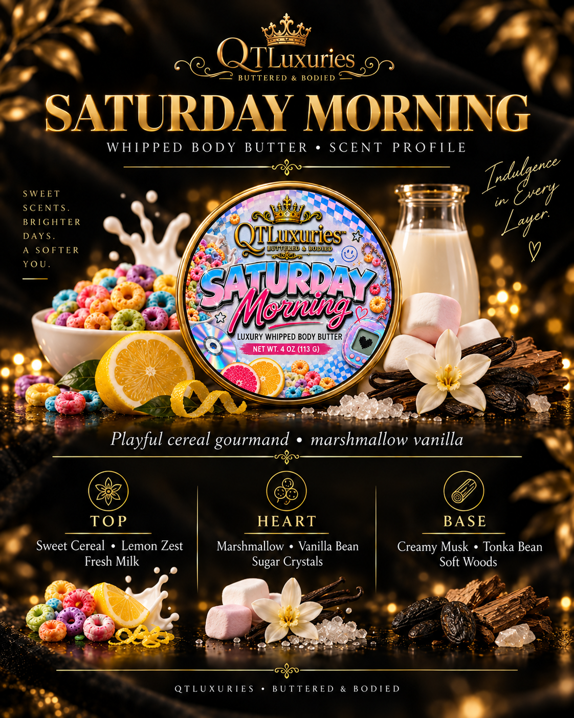 Saturday Morning whipped body butter